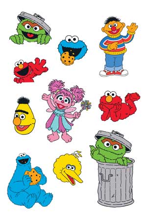 sesame street stickylickits stickers you can eat all natural edible stickers